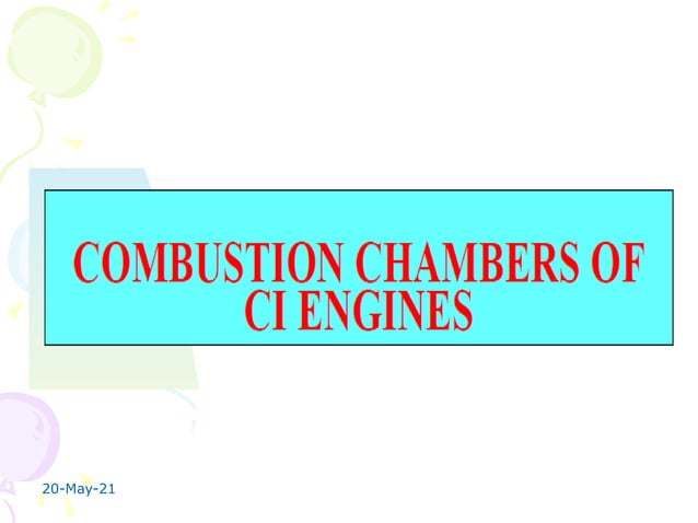CI engine combustion stages and combustion chamber design | PPT