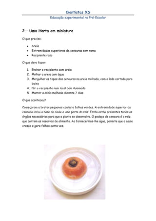 Desenvolver uma linguagem adequada para os factos científicos.