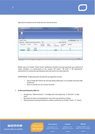 Cierre anual: Microsoft Dynamics NAV | PDF