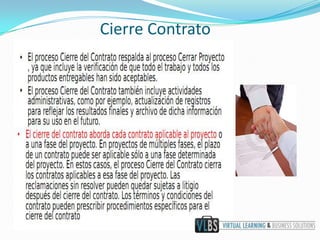 Cierre Contrato