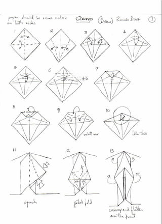 Ciervo origami