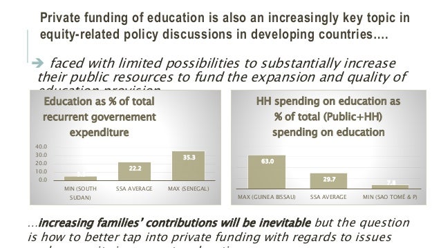 CIES 2017 / Data revolution : Private funding and equity in education Slide 4
