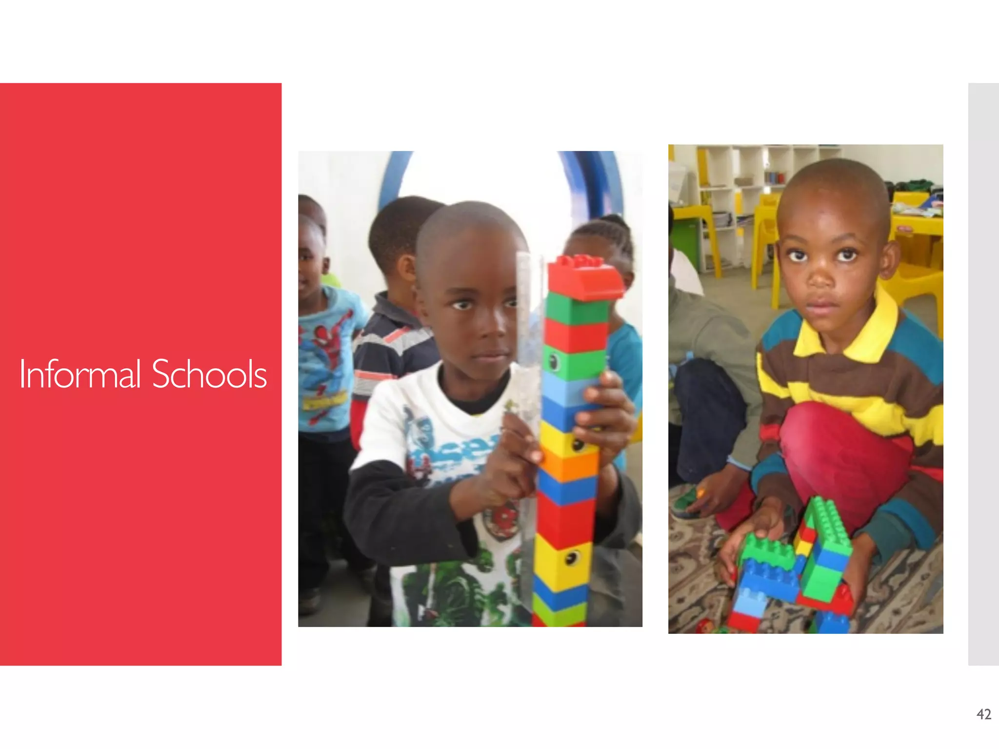42
Informal Schools
 