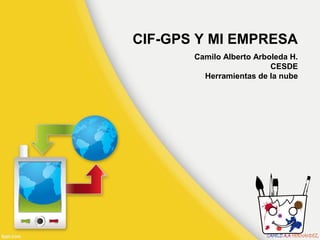 CIF-GPS Y MI EMPRESA
Camilo Alberto Arboleda H.
CESDE
Herramientas de la nube
 