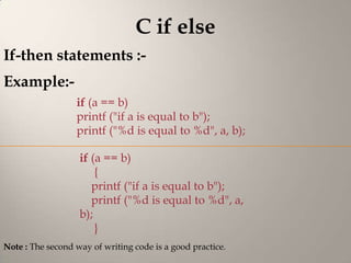 C if else | PPT