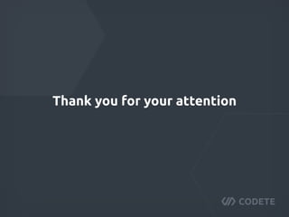 Thank you for your attention
 