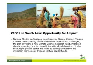 CIFOR in India and South Asia | PDF