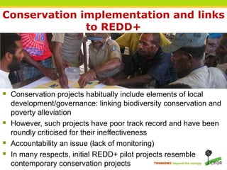 REDD+ and Biodiversity Conservation | PPTX