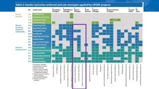 Gender and food systems research: Key lessons from the Canadian International Food Security Research Fund