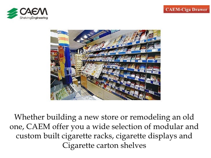 Cigarette Display System Cabinets Racks Displays And Carton Shelve