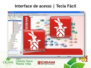 Interface de acesso | Tecla Fácil
 