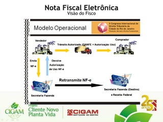 Nota Fiscal Eletrônica
      Visão do Fisco
 