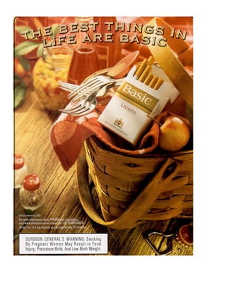 Cigarette adverts