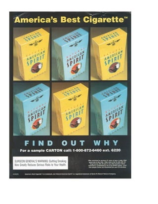 Cigarette adverts