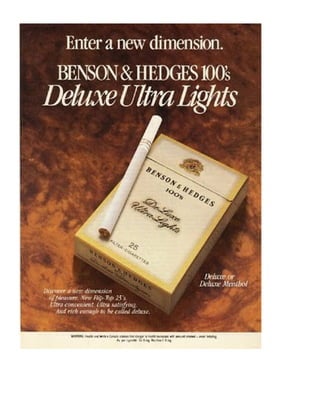 Cigarette adverts