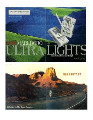 Cigarette adverts