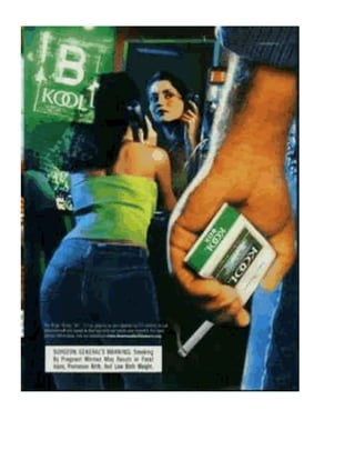 Cigarette adverts