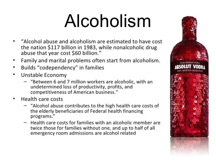 Alcohol and drugs presentation image