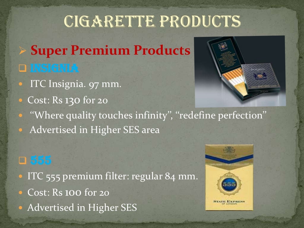 Cigarettes Brands In India