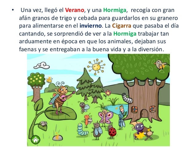 La Cigarra y la Hormiga Fabula Profética