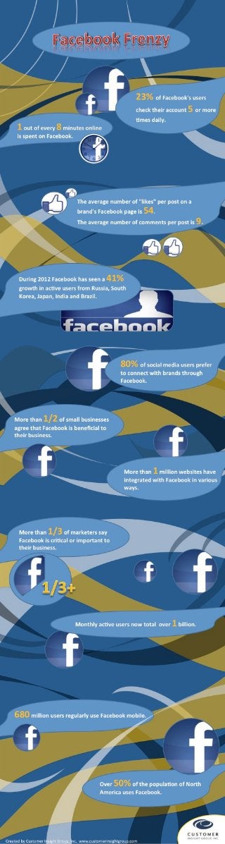 Facebook Frenzy (Infographic)