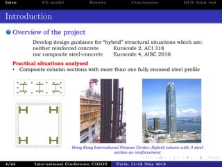 Finite Element analysis of a hybrid RCS beam-column connection | PDF