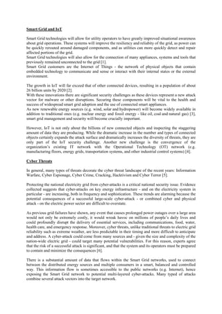 CYBER SECURITY TRANDS FOR FUTURE SMART GRID SYSTEMS | PDF