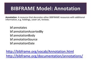 BIBFRAME | PPTX