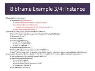 BIBFRAME | PPTX