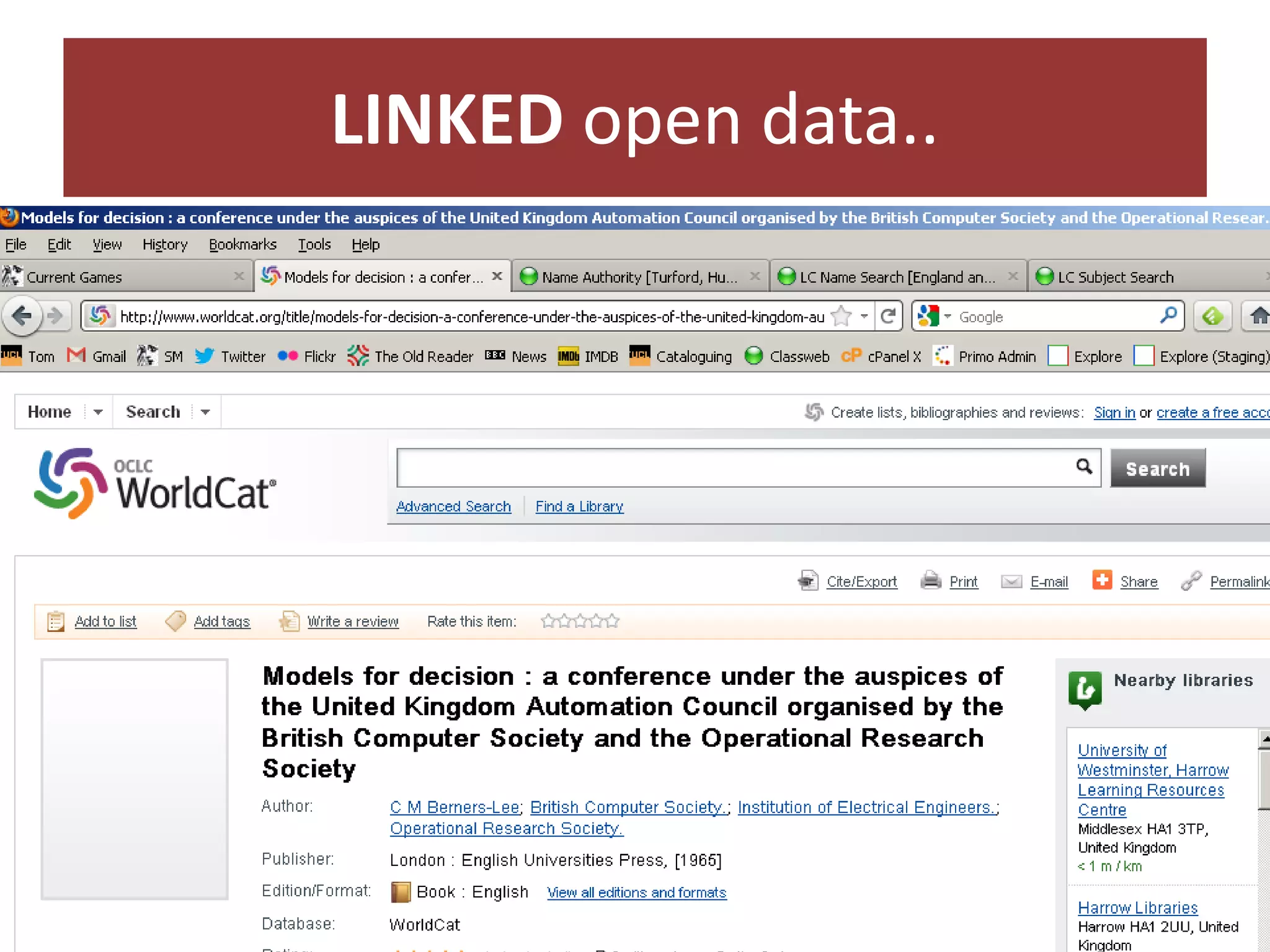 LINKED open data..

 