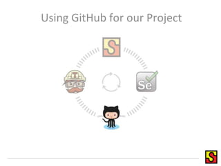 Using GitHub for our Project
 