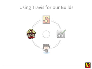 Using Travis for our Builds
 