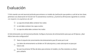 Evaluación
 