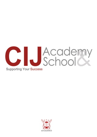 CIJ Academy Brochure 2019