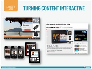 3. IMPULSE TO
ACTION

TURNING CONTENT INTERACTIVE
3. IMPULSE TO ACTION

© Kiosked copyrighted material

 