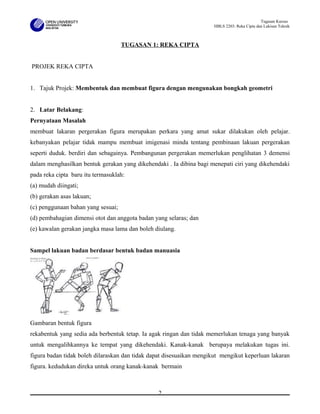 tugasan kh HBLS2203: REKA CIPTA DAN LUKISAN TEKNIK | DOC