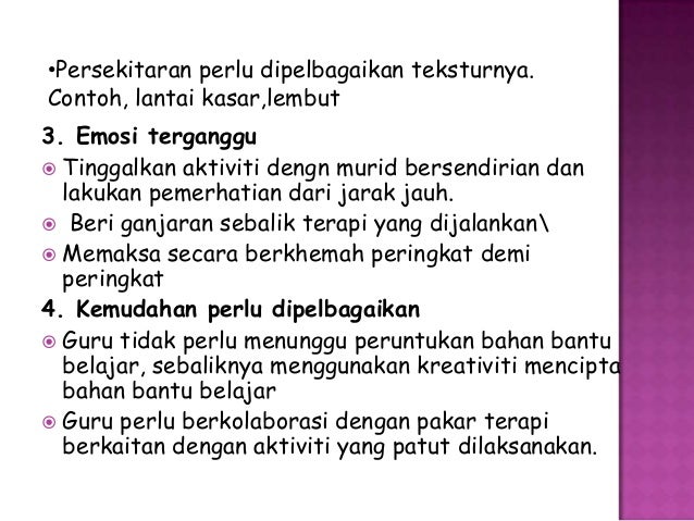 Audiologi dan terapi cara kerja pendidikan khas