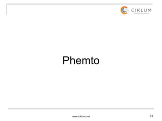 Phemto



 www.ciklum.net   35
 
