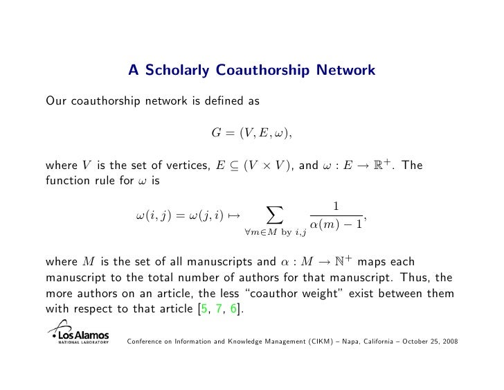 An Algorithm To Determine Peer Reviewers An Algorithm To Determine Peer Reviewers