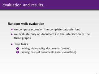 Dr. Searcher and Mr. Browser: A unified hyperlink-click graph | PDF