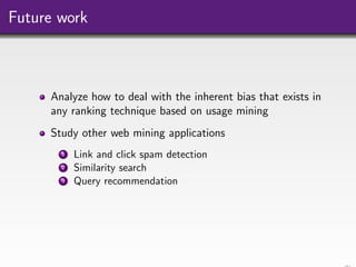 Dr. Searcher and Mr. Browser: A unified hyperlink-click graph | PDF