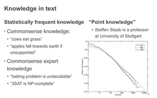 Knowing Everything Graph Knowledge graphs for knowing more and knowing for sure | PPTX