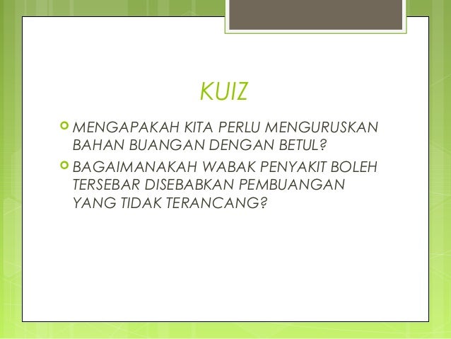 Pengurusan bahan buang