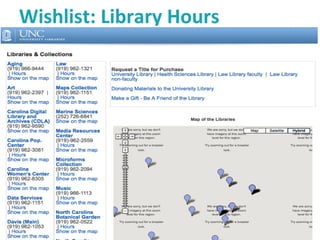Moving Forward: Redesigning UNC's Library Website