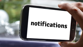 notifications
 