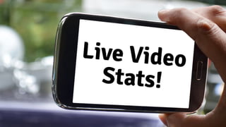 Live Video 
Stats!
 