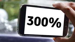 300%
 