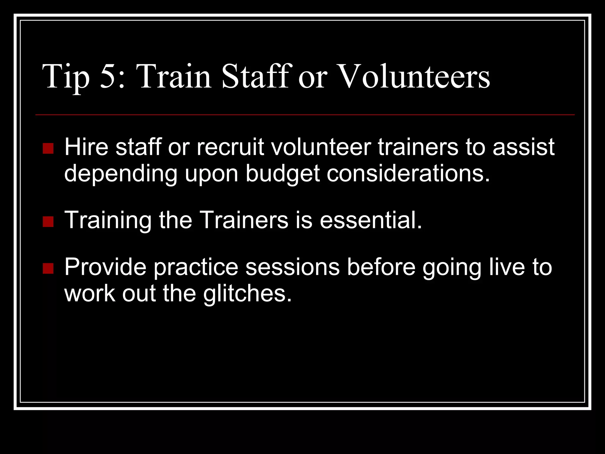 Top Tips for Teaching 2.0 Classes