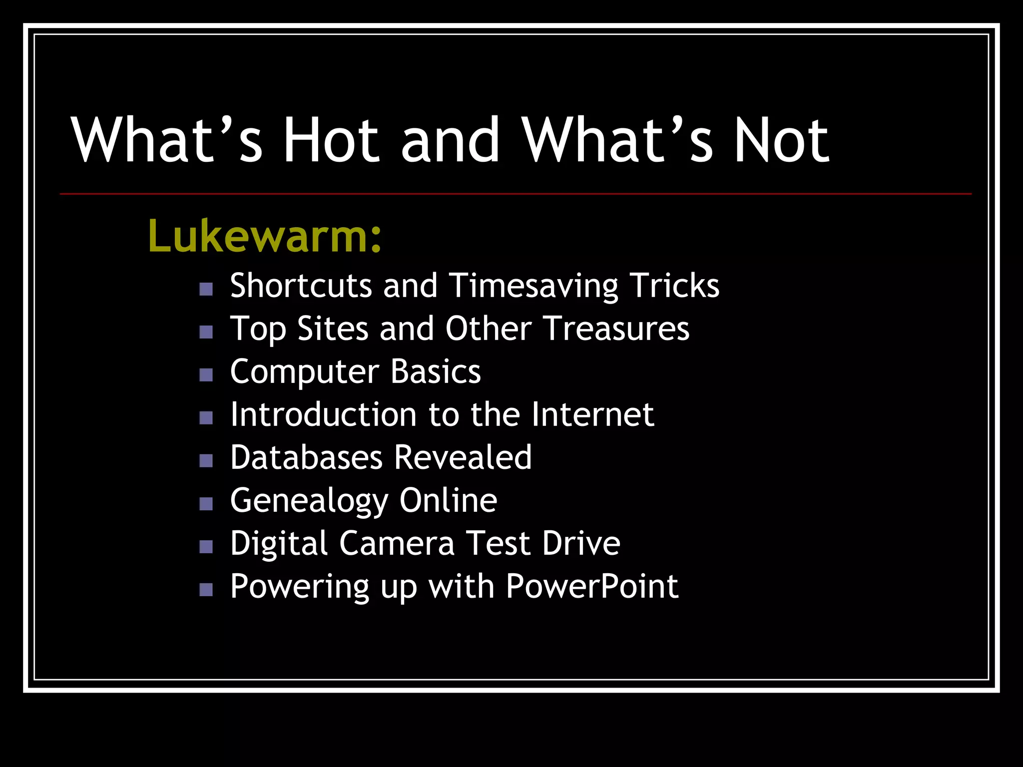 Top Tips for Teaching 2.0 Classes