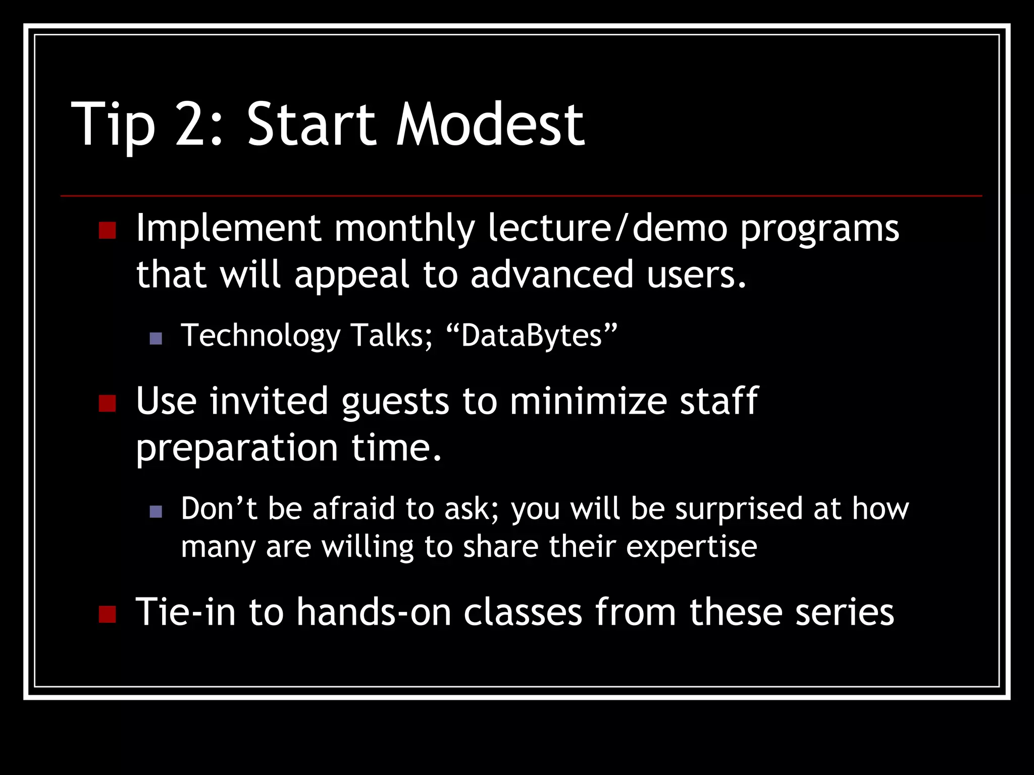 Top Tips for Teaching 2.0 Classes